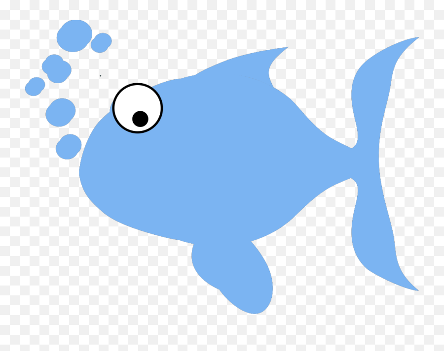 Light Blue Fish Svg Clip Arts Download - Download Clip Art Orange Fish Clipart Png,Fish Icon Vector