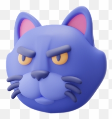 Cat Icon - Download in Sticker Style Soft png