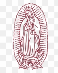 San Ignacio Society - Virgen De Guadalupe Svg png