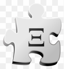 Filexi Greek Letter Wiki Puzzlepng - Wikimedia Commons Transparent 3d Puzzle Piece,Puzzle Pieces Icon