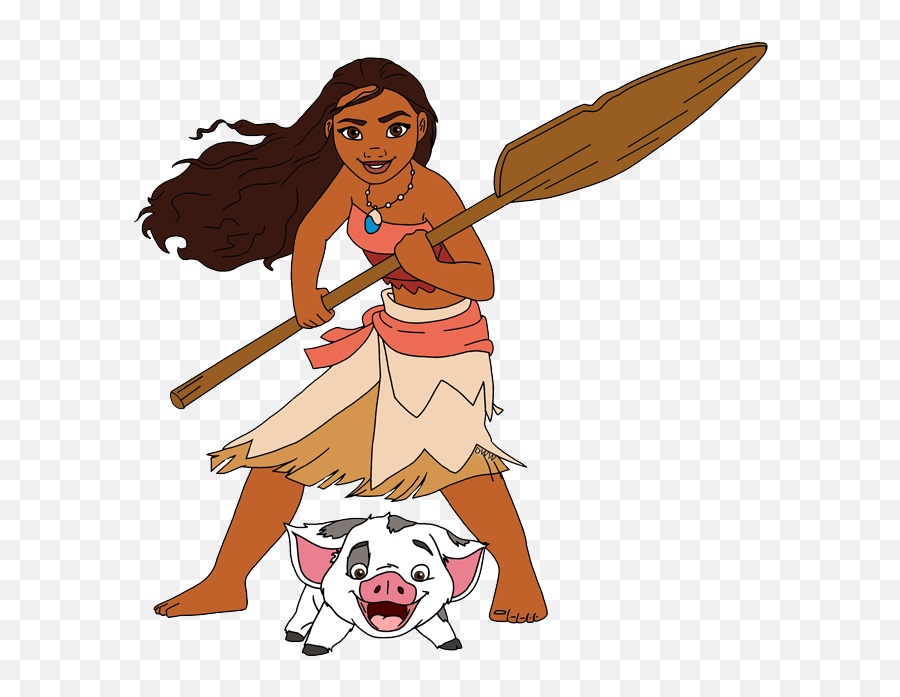 Moana Clipart Oar - Moana Disney Clip Art Png,Moana Png Transparent