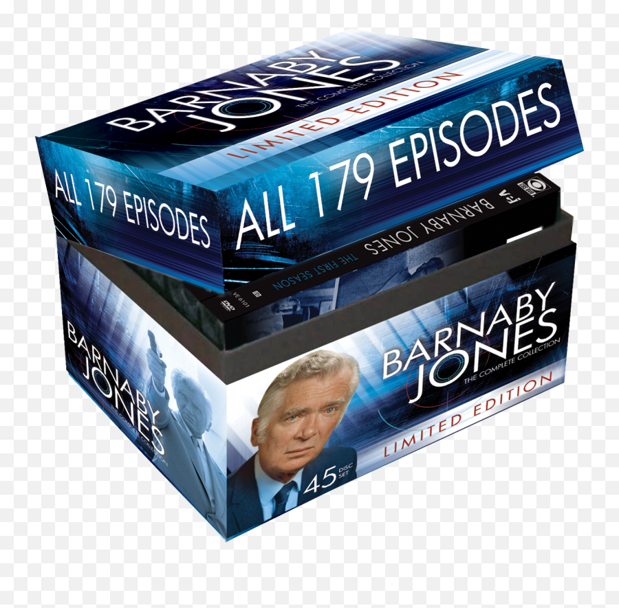 Barnaby Jones - The Complete Collection Dvd 6100 Cardboard Packaging Png,Dvd Region Icon