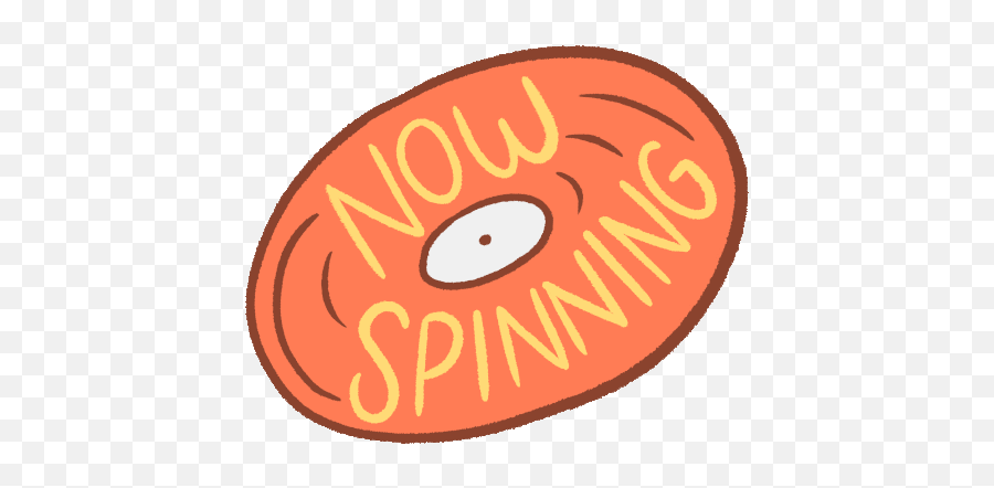 Music Now Playing Sticker - Music Now Playing Tunes Transparent Record Spinning Png,Music Icon Gif