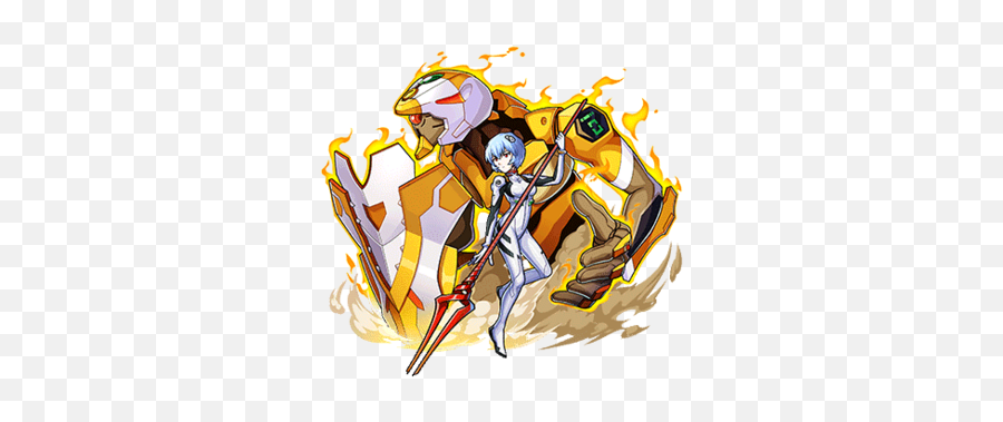 Spear Of Longinus Rei X Unit - 00 Gear Unison League Wiki Unison League Evangelion Png,Kaworu Icon