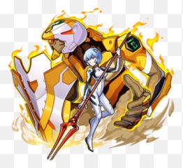 Spear Of Longinus Rei X Unit - 00 Gear Unison League Wiki Evangelion png
