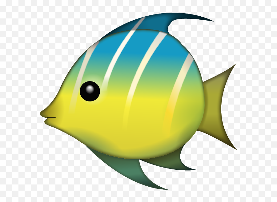 Download Tropical Fish Emoji Image In Png Island - Transparent Background Fish Emoji,Transparent Fish