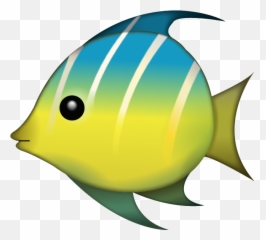 Download Tropical Fish Emoji Image In Png Island - Transparent Background Fish Emoji,Transparent Fish