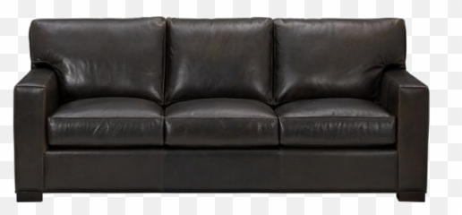Black Sofa Png Transparent Image Arts - Brown Leather Sofa Png,Couch Transparent Background
