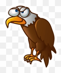 Eagle Drawing Cartoon - Cartoon Transparent Bald Eagle Png,Bald Eagle Transparent