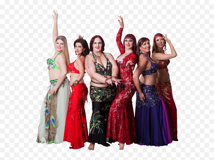 Download We Are A Troupe Of Professional Belly Dancers - Red Belly Dancers Group Png,Dancers Png