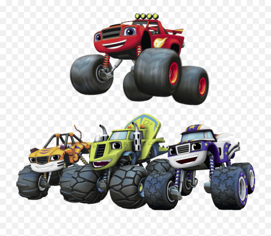 Blaze Jumping Over Monster Machines Png And The