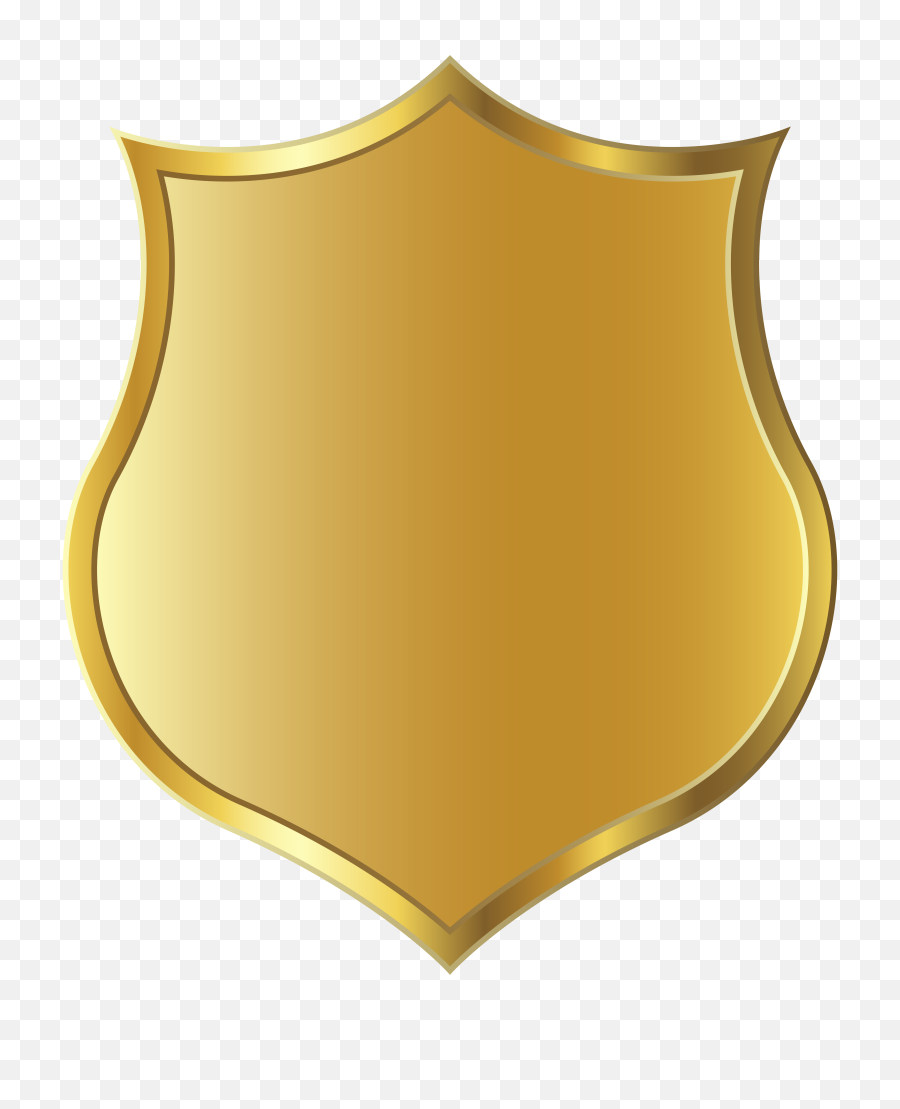 Gold Badge Transparent Png Clipart - Escudo De Ouro Png,Badge Png