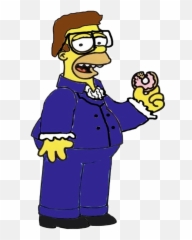 Homer Simpson Png - Homer Simpson Eating A Donut,Homer Simpson Png