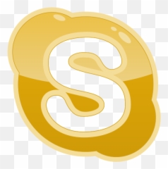 Media S Skype Social Icon - Skype Icon Gold Png,Skype Logo Png