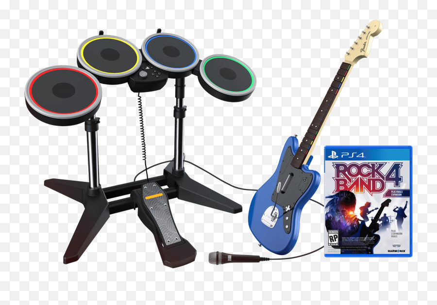 Download Rock Band Rivals Ps4 - Full Size Png Image Pngkit Rock Band 4 Kit,Rock Band Png