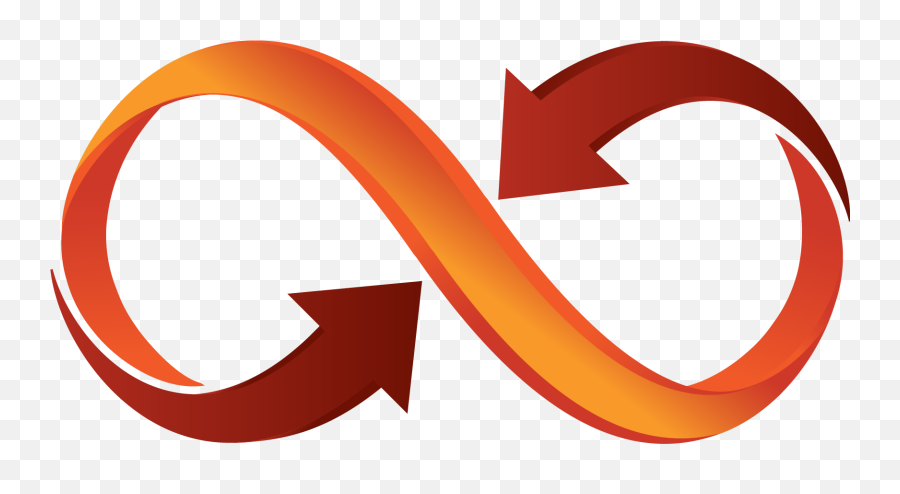 Infinity Euclidean Vector - Infinity Arrow Png 1667x842 Infinity Symbol Orange Red,Orange Arrow Png