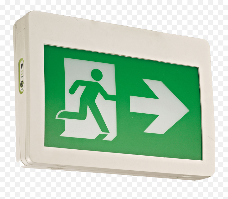 Es2 - Series Selfpowered Led Running Man Exit Sign Emergency Exit Signage To Right Png,Running Man Logo
