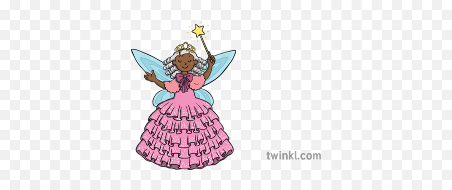 Fairy Godmother Cinderella Character Ks1 Illustration - Twinkl Fairy Png,Fairy Godmother Png