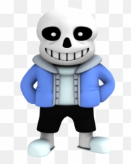 Download Free Png Tshirt Figurine Technology Sans Undertale - 3d Model