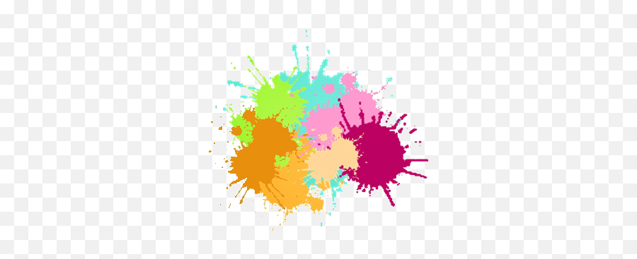 Salpicadura De Pintura Colores Png - Manchas De Pintura Png Sin Fondo,Colores Png