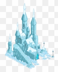 Clipart Snow Castle - Ice Png Transparent Cartoon Frozen