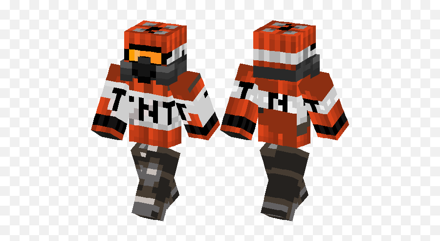 Tnt Soldier - Gamer Skin De Minecraft Png,Minecraft Tnt Png