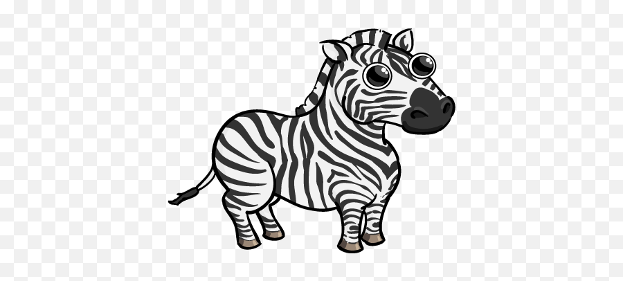 Drawn Zebra Body - Small Drawing Of A Zebra Full Size Png Drawn Zebras,Zebra Png