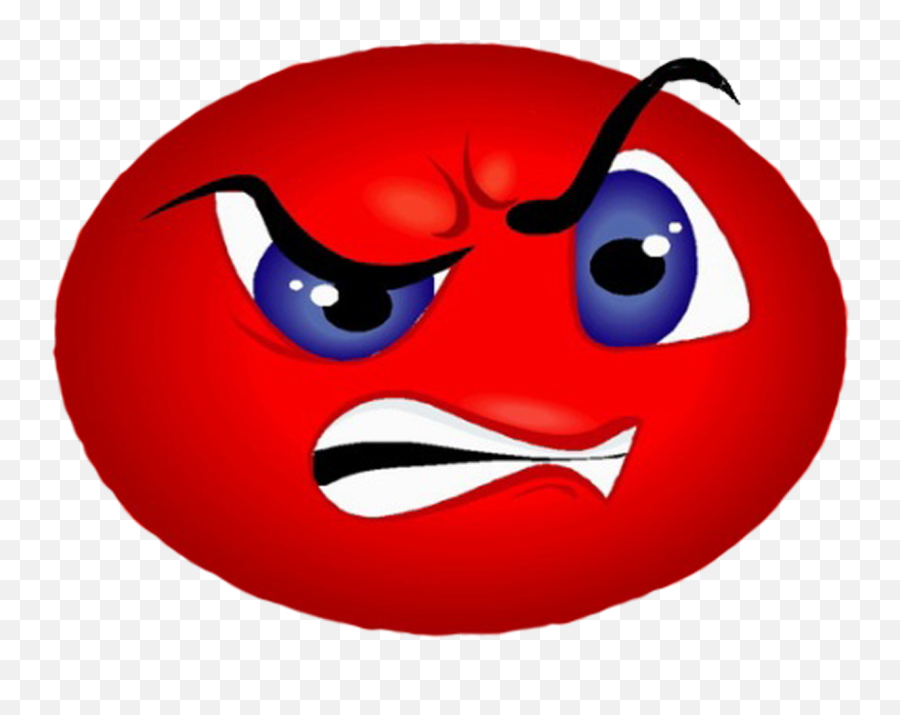 Angry Face Emoji Png - Angry Smiley Face Transparent,Angry Face Emoji Png