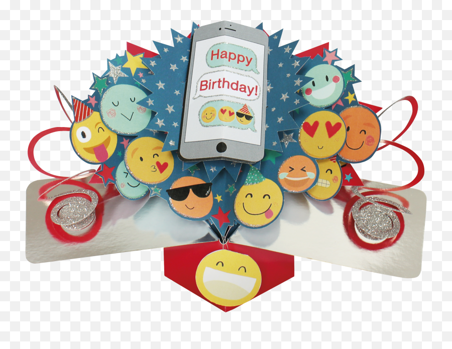 Happy Birthday Emoji Pop - Emoji Happy Birthday Card Png,Birthday Emoji Png