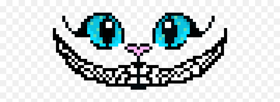 Cheshire Cat Smile - Cheshire Cat Pixel Art Png,Cheshire Cat Png