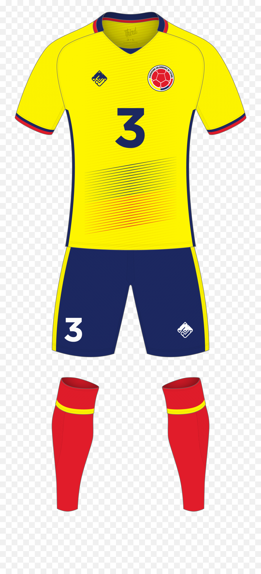 Colombia World Cup 2018 Concept U2014 Third Sports Design By - Saudi Arabia Kit World Cup 2018 Png,Colombian Flag Png