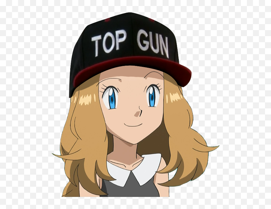 Full Size Png Image - Pokemon Serena Long Hair,Top Gun Png
