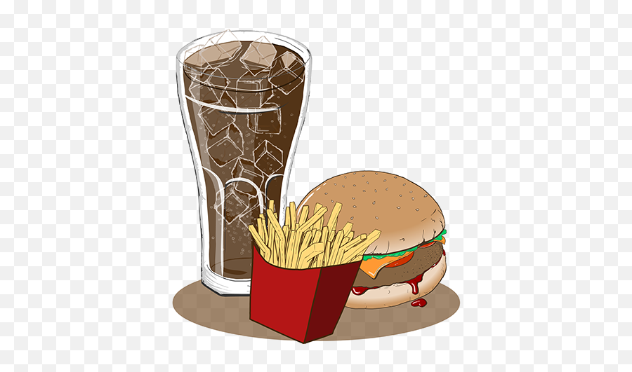 Download Big Fat Burger - French Fries Png Image With No French Fries,Burger And Fries Png