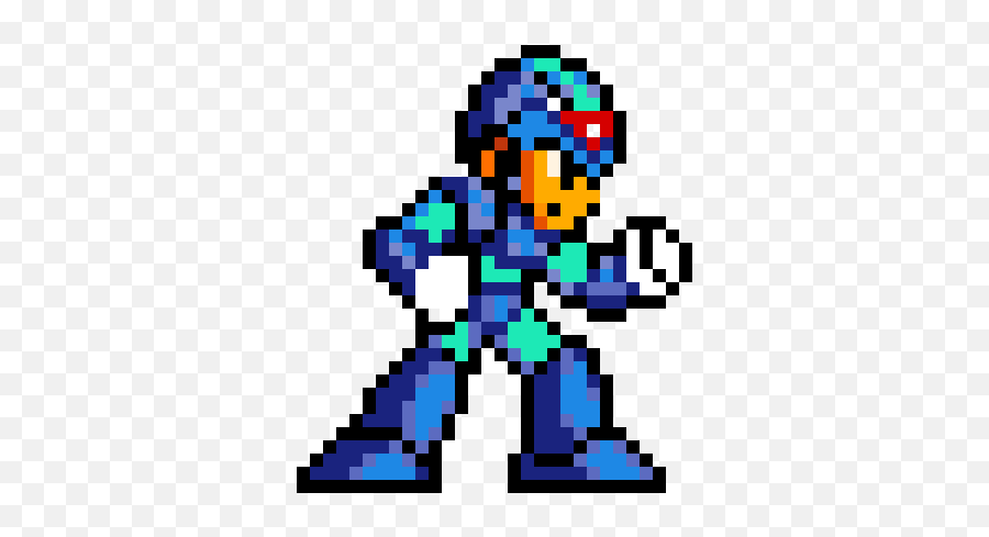 Pixilart - Pixel Art Mega Man X Png,Megaman X Png