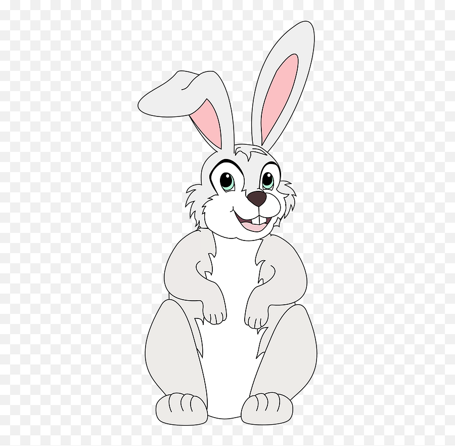 Cute Cartoon Rabbit Clipart - Clipart Jänis Png,Cute Cartoon Png