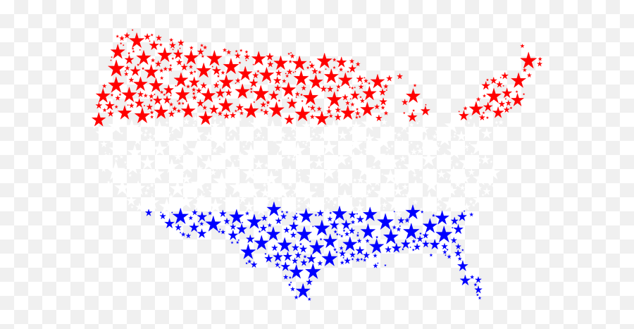 Red White And Blue Star Png Transparent - Red White And Blue Stars Png,Line Of Stars Png