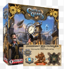 City Of Gears Founders Edition With Juggernaut Expansion - Jeu De Société Steampunk Png,Juggernaut Png