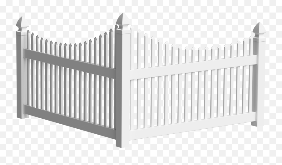 Download Vinyl Fence Png Image With No Background - Vinyl Picket Fence Corner,White Fence Png