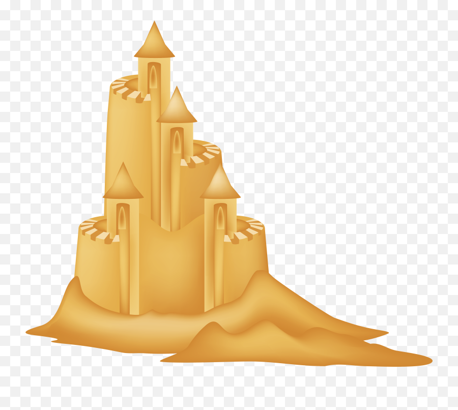 Cartoon Sand Transparent Png Clipart - Sand Castle Clipart Png,Sand Transparent