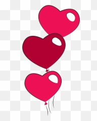 Heart Shaped Balloons Clipart Free Download Transparent - Shaped Balloon Clipart png