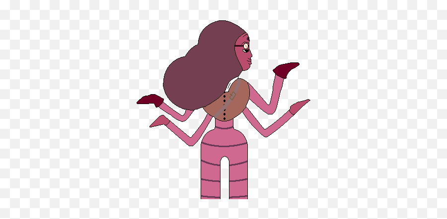 Rose Quartz Garnet Fusion - Steven Universe Gem Canon Steven Universe Rose Quartze Png,Garnet Png