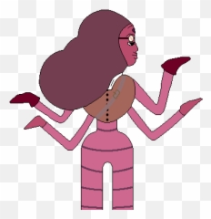 Rose Quartz Garnet Fusion - Steven Universe Gem Canon Steven Universe Rose Quartze Png,Garnet Png