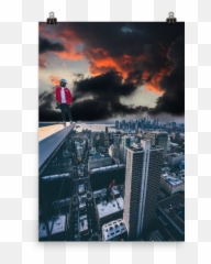 Burning Nyc Print U2014 Quanatl - High Rise png