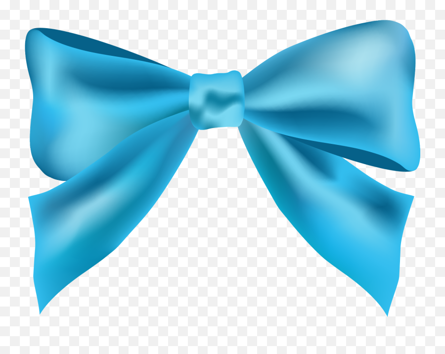 Hand Drawn Blue Ribbon Bow Tie Png - Transparent Background Blue Bow Clipart,Blue Bow Png