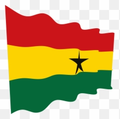 Ghana Wavy Flag Clipart - Museo Botero Png,Ghana Flag Png
