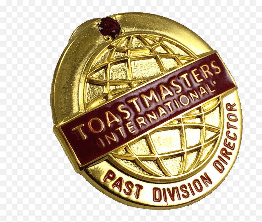 Past Division Director Pin - Solid Png,Toastmaster Logo