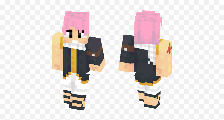 Natsu Dragneel (fairy tail) Minecraft Skin