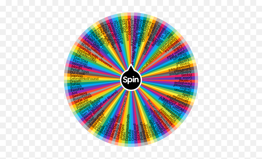 The Whou0027s Best Youtuber Spin Wheel App - Horizontal Png,Ricegum Transparent