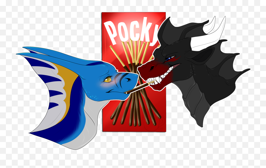 Download Hd Pocky Game Couples Tiamatt And Cryptic - Game Dragon Png,Pocky Logo