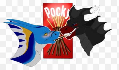 Download Hd Pocky Game Couples Tiamatt And Cryptic - Game Dragon Png,Pocky Logo